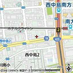 丸栄コンクリート工業株式会社　大阪営業所周辺の地図