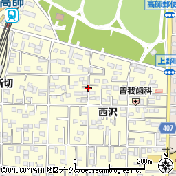 愛知県豊橋市高師町周辺の地図