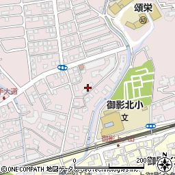 兵庫県神戸市東灘区御影山手2丁目5周辺の地図