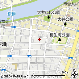 三重県津市相生町312周辺の地図