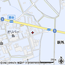 愛知県豊橋市雲谷町上ノ山203周辺の地図