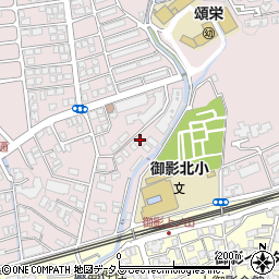 兵庫県神戸市東灘区御影山手2丁目3-8周辺の地図