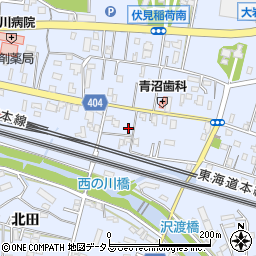 愛知県豊橋市大岩町西郷内17周辺の地図