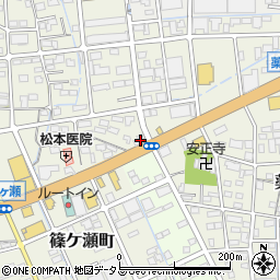 静岡県浜松市中央区篠ケ瀬町1160周辺の地図