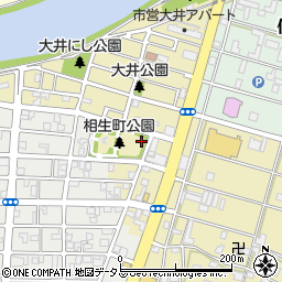 相生町公園トイレ周辺の地図
