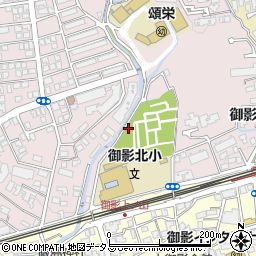 兵庫県神戸市東灘区御影山手1丁目14周辺の地図