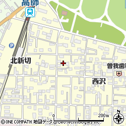 愛知県豊橋市高師町西沢56周辺の地図
