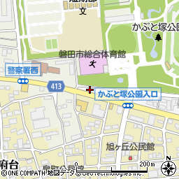 アパマンショップ磐田店周辺の地図