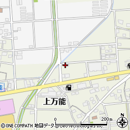静岡県磐田市上万能183-2周辺の地図