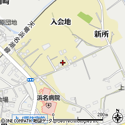 静岡県湖西市新所岡崎梅田入会地15-102周辺の地図