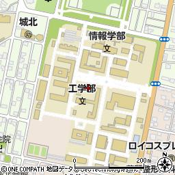 静岡大学　浜松キャンパス周辺の地図