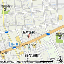 静岡県浜松市中央区篠ケ瀬町1124周辺の地図