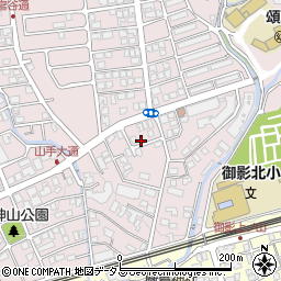 兵庫県神戸市東灘区御影山手2丁目9周辺の地図