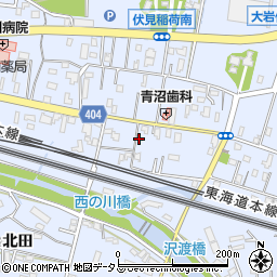 愛知県豊橋市大岩町西郷内20周辺の地図