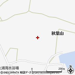 愛知県西尾市一色町佐久島周辺の地図