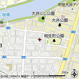 三重県津市相生町305周辺の地図