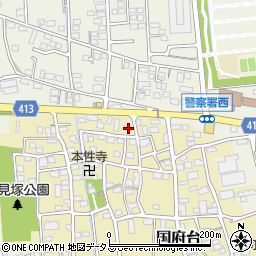 静岡県磐田市国府台391周辺の地図