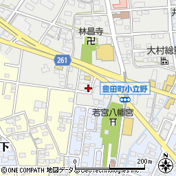 静岡県磐田市小立野283周辺の地図