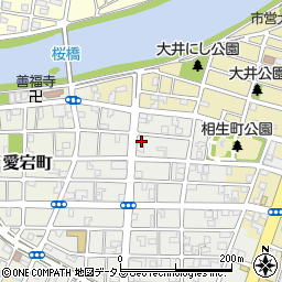 三重県津市相生町293-1周辺の地図
