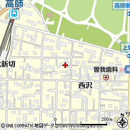 愛知県豊橋市高師町西沢50周辺の地図