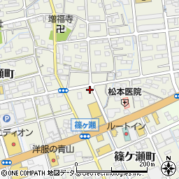 静岡県浜松市中央区篠ケ瀬町1110周辺の地図