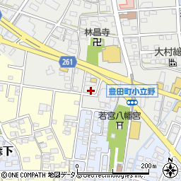 静岡県磐田市小立野282周辺の地図