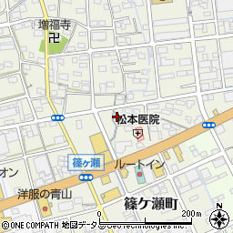 静岡県浜松市中央区篠ケ瀬町1118周辺の地図