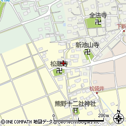 静岡県袋井市松袋井13周辺の地図