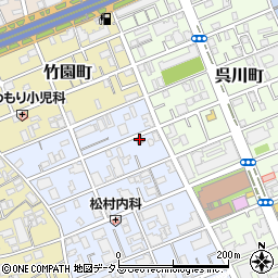 芦屋伊勢郵便局周辺の地図