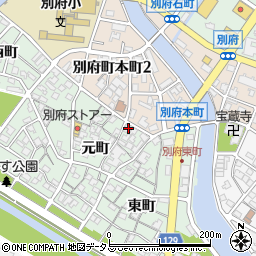 兵庫県加古川市別府町元町4周辺の地図
