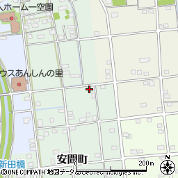 静岡県浜松市中央区安間町159周辺の地図