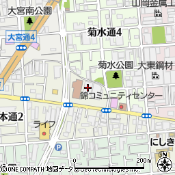 西松屋守口寺方店周辺の地図