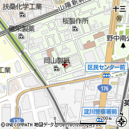 ユトリーム大阪北周辺の地図
