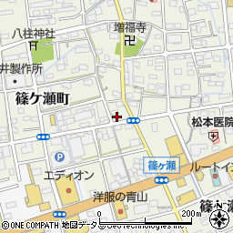 静岡県浜松市中央区篠ケ瀬町854周辺の地図