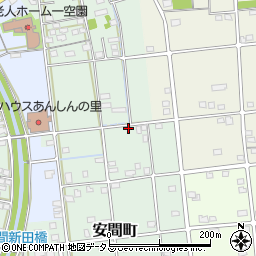 静岡県浜松市中央区安間町151周辺の地図