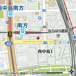 ＯｎｅＰａｒｋ西中島第２駐車場周辺の地図