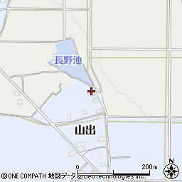 三重県伊賀市山出565周辺の地図
