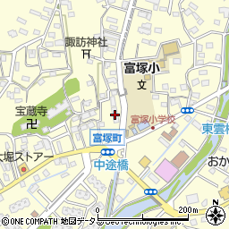 カーブス　浜松富塚周辺の地図