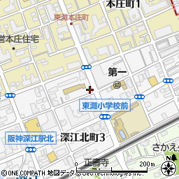 田中商店の駄菓子バー周辺の地図