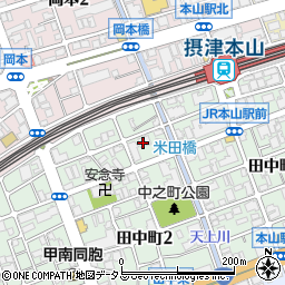 ラ・ピーナ神戸本山管理事務室周辺の地図