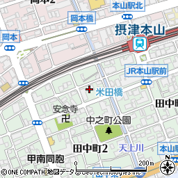 ラ・ピーナ神戸本山管理事務室周辺の地図