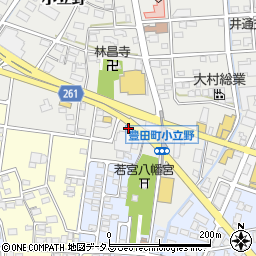 静岡県磐田市小立野252周辺の地図