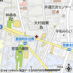 静岡県磐田市小立野185周辺の地図