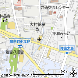 静岡県磐田市小立野180周辺の地図