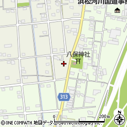 静岡県浜松市中央区中野町4311周辺の地図
