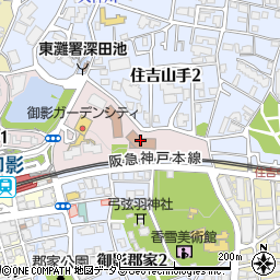 兵庫県神戸市東灘区御影山手1丁目2-31周辺の地図