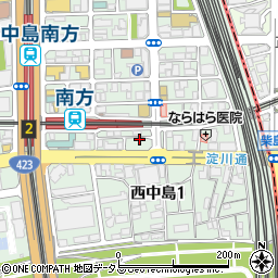 株式会社び・ぷらん大阪周辺の地図