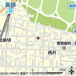 愛知県豊橋市高師町西沢51周辺の地図
