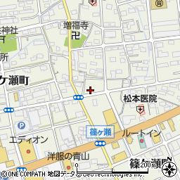 静岡県浜松市中央区篠ケ瀬町724周辺の地図