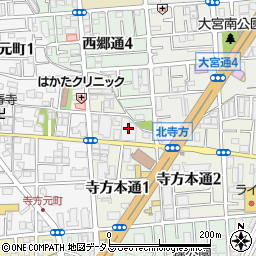 アークエース大阪支店周辺の地図
